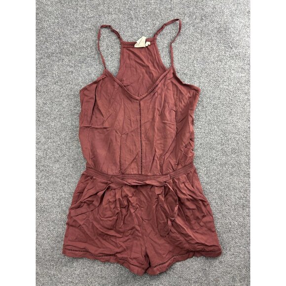 Lilka Romper Womens XS Sleeveless Adjustable Strap Boho Summer Playsuit Pockets - Picture 1 of 8